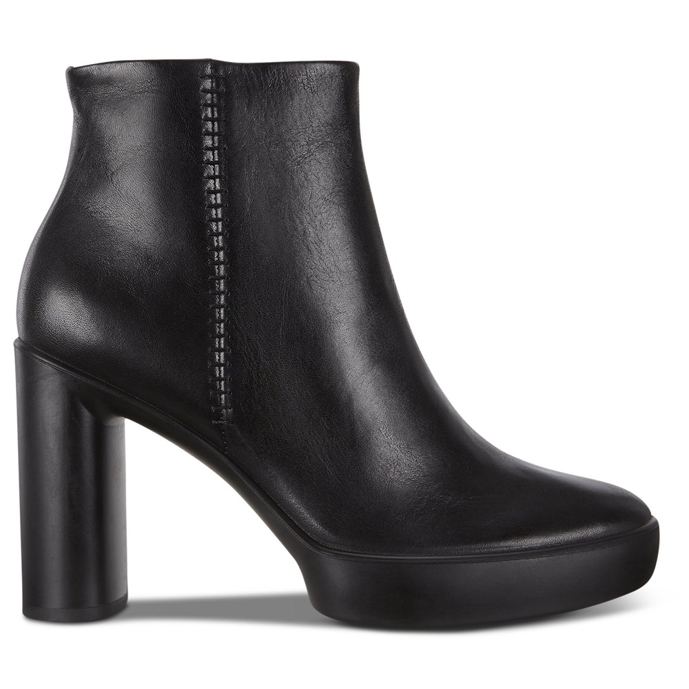 ECCO Womens Boots Black - Shape Sculpted Motion 75 - JSE-045786